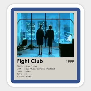 Fight Club Best Movie Scene Sticker